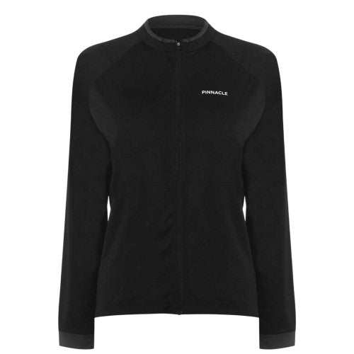 Front - Pinnacle Womens/Ladies Logo Long-Sleeved Cycling Jersey