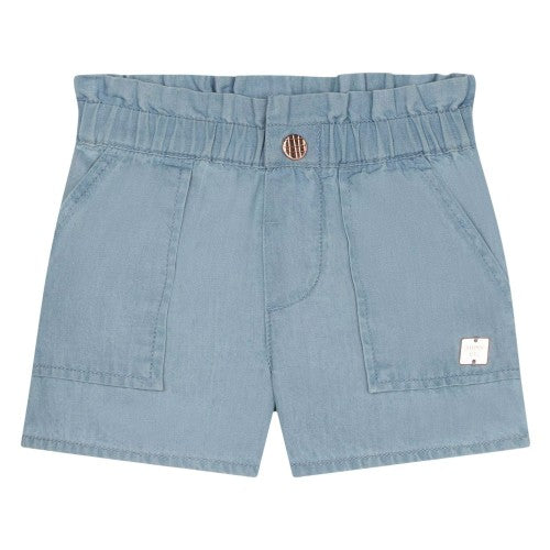 Front - Carrement Beau Baby Girls Carrement Denim Shorts