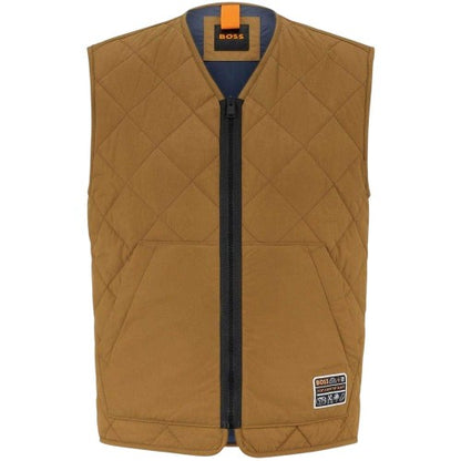 Front - Boss Mens Okella V Neck Regular Gilet