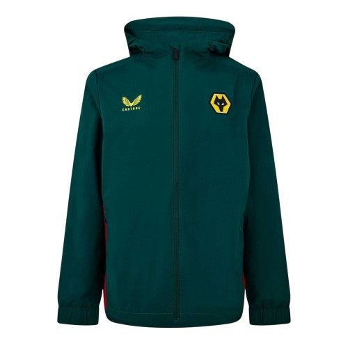 Front - Castore Mens Wolverhampton Wanderers FC Jacket