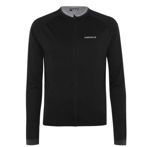 Front - Pinnacle Mens Logo Long-Sleeved Cycling Jersey