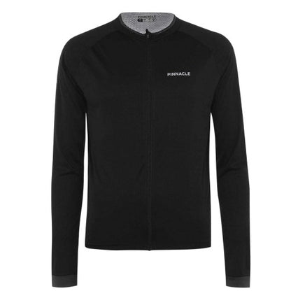 Front - Pinnacle Mens Logo Long-Sleeved Cycling Jersey