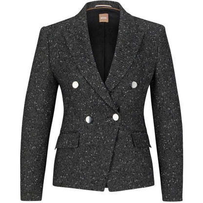 Front - Boss Womens/Ladies Jocanah Speckle Regular Suit Jacket