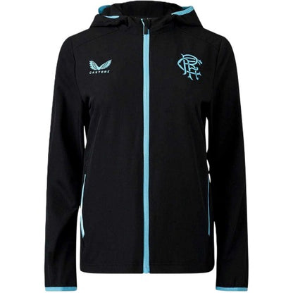 Front - Castore Womens/Ladies Rangers FC Hooded Jacket
