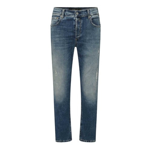Front - Replay Womens/Ladies Straight Leg Jeans