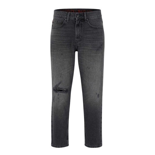 Front - Hugo Boss Mens 340 Denim Loose Fit Jeans