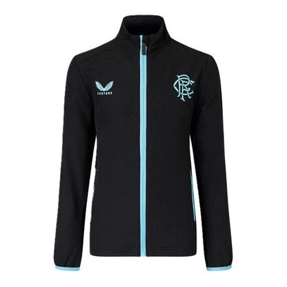 Front - Castore Womens/Ladies Rangers FC Travel Jacket