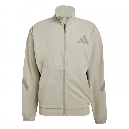 Front - Adidas Mens Z.N.E. Logo Loose Track Jacket