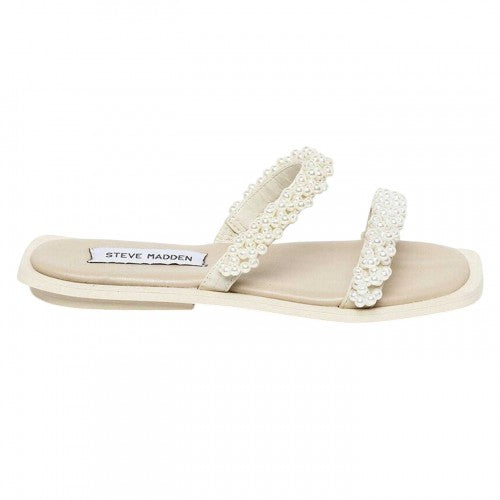 Front - Steve Madden Childrens/Kids Pearl Flat Strap
