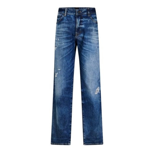 Front - Boss Mens Re.Maine Denim Slim Jeans