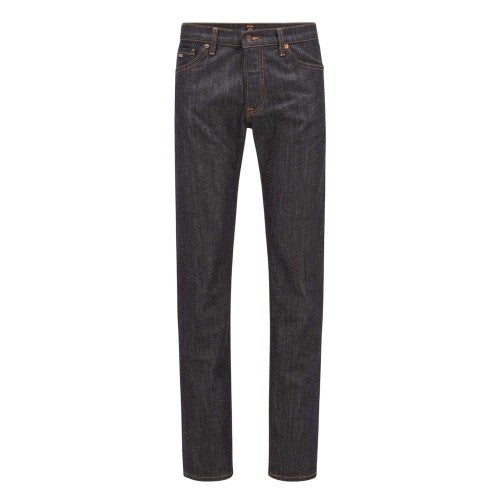Front - Boss Mens Maine Denim Regular Jeans