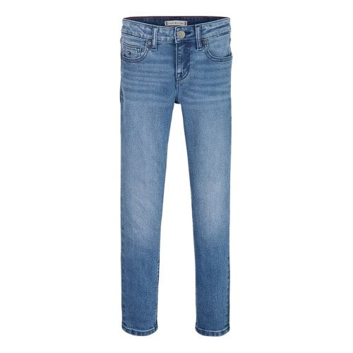 Front - Tommy Hilfiger Childrens/Kids 5 Pockets Skinny Jeans