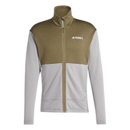 Front - Adidas Mens Terrex Fleece Jacket