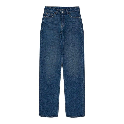 Front - Dr Denim Womens/Ladies Bay Dark Used Relaxed Fit Jeans