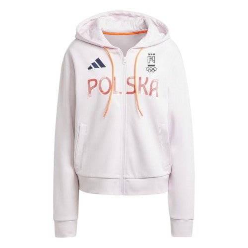 Front - Adidas Womens/Ladies Poland Back Print Track Jacket