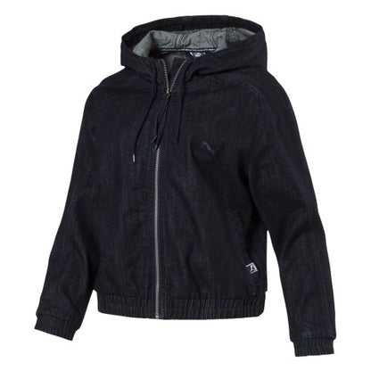 Front - Puma Womens/Ladies T7 Denim Track Jacket