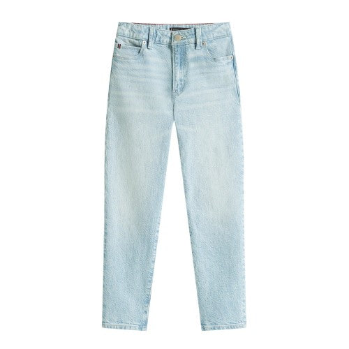 Front - Tommy Hilfiger Boys Modern 5 Pockets Straight Leg Jeans
