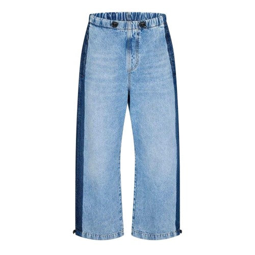 Front - Diesel Mens Denim Relaxed Fit Jeans
