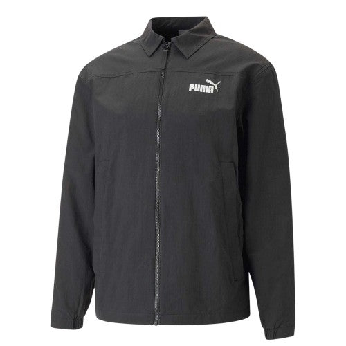 Front - Puma Mens Collared Coach Jacket