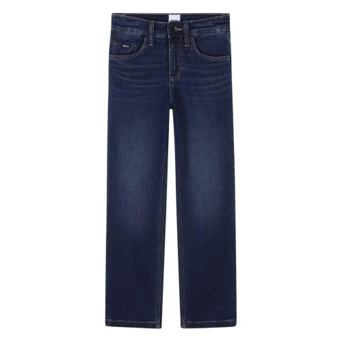 Front - Boss Childrens/Kids Regular Jeans