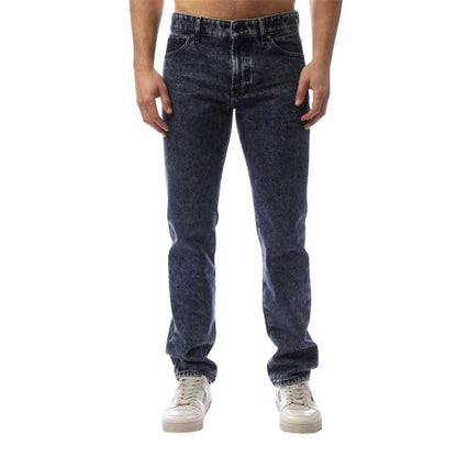 Front - Boss Mens 5 Pockets Straight Leg Jeans