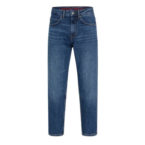 Front - Hugo Mens 5 Pockets Straight Jeans