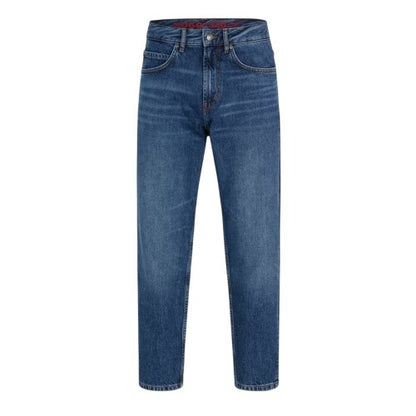 Front - Hugo Mens 5 Pockets Straight Jeans