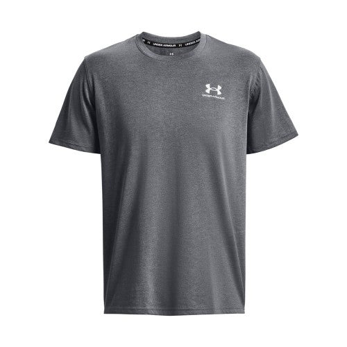 Front - Under Armour Mens Embroidered Logo Heavyweight T-Shirt