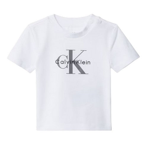 Front - Calvin Klein Childrens/Kids Logo T-Shirt (Pack of 3)