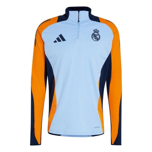 Front - Adidas Mens Tiro 24 Competition Real Madrid CF Tracksuit Top