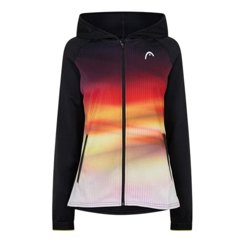 Front - Head Womens/Ladies Gradient Zipped Windbreaker