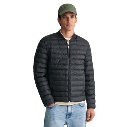 Front - Gant Mens Light Padded Bomber Jacket