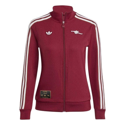 Front - Adidas Childrens/Kids Terrace Icons Arsenal FC Tracksuit Top