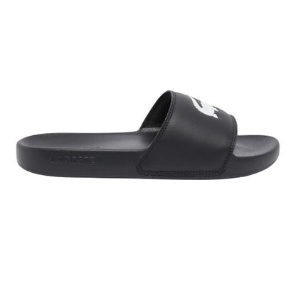 Front - Lacoste Womens/Ladies Serve Moulded Footbed Sliders