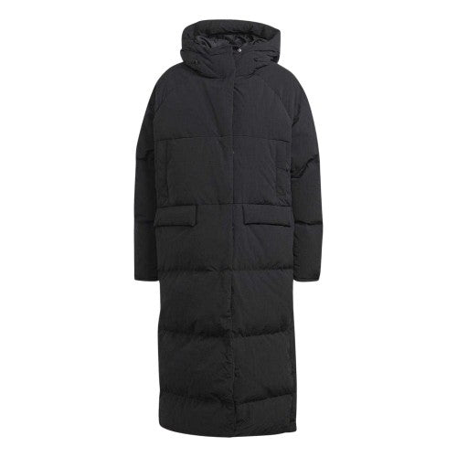 Front - Adidas Womens/Ladies Longline Baffled Coat