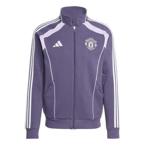 Front - Adidas Mens UBP Manchester United FC Tracksuit Top