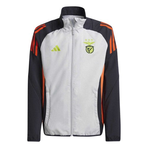 Front - Adidas Childrens/Kids Tiro 2024/25 SL Benfica Tracksuit Top