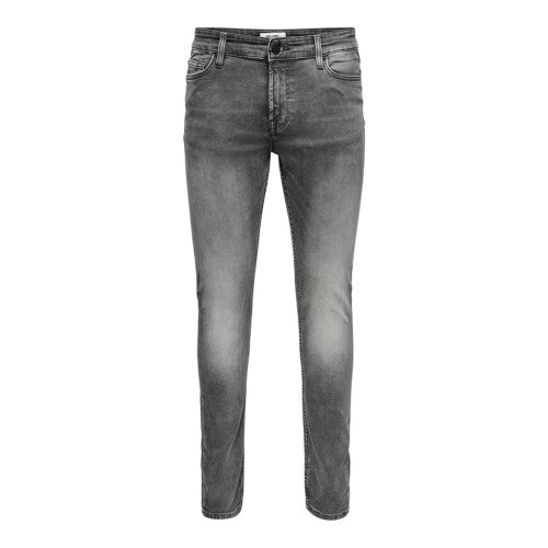 Front - Only Mens 5 Pockets Slim Jeans