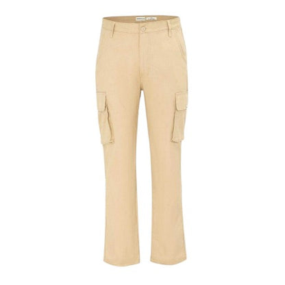 Front - SoulCal Mens Plain Slim Cargo Trousers