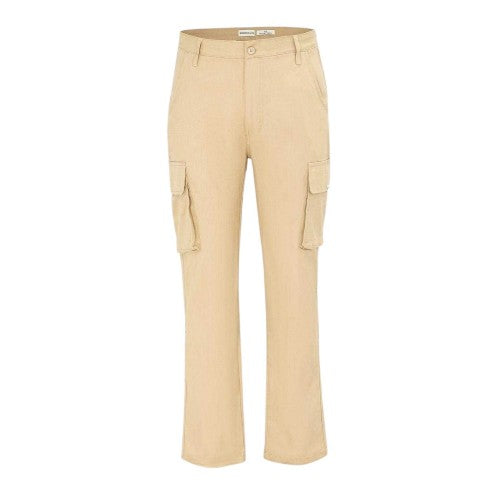 Front - SoulCal Mens Plain Slim Cargo Trousers