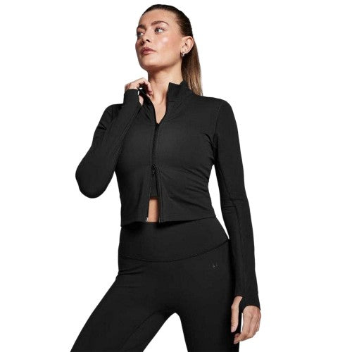 Front - MyProtein Womens/Ladies Tempo Plain Running Jacket