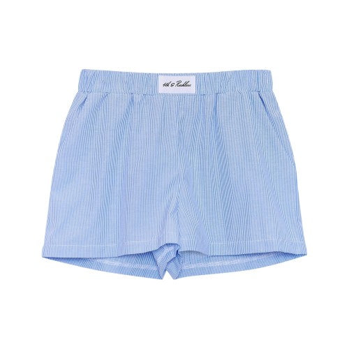 Front - 4th & Reckless Womens/Ladies Via Pinstripe Boxer Shorts