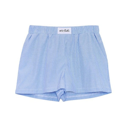 Front - 4th & Reckless Womens/Ladies Via Pinstripe Boxer Shorts