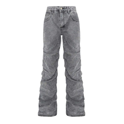 Front - I Saw It First Womens/Ladies Ruched Straight Jeans