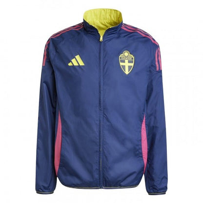 Front - Adidas Mens Sweden FA Anthem Jacket