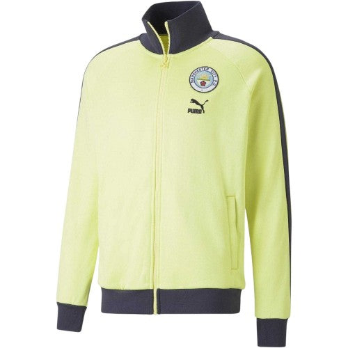 Front - Puma Mens Ftblheritage Manchester City FC Track Jacket
