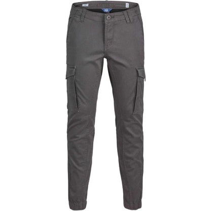 Front - Jack And Jones Boys Paul Flake Slim Cargo Trousers