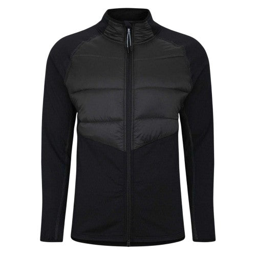 Front - Umbro Mens Fleece Hybrid Jacket