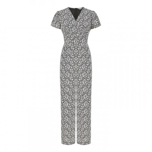 Front - Yumi Womens/Ladies Ditsy Floral Jumpsuit