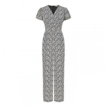 Front - Yumi Womens/Ladies Ditsy Floral Jumpsuit